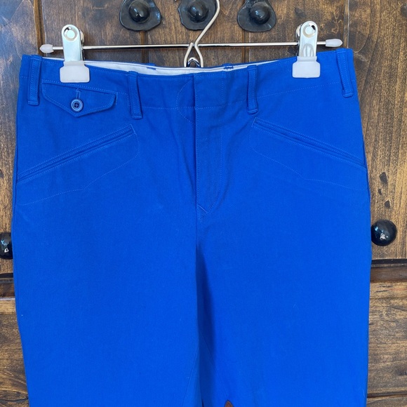 RALPH LAUREN Cobalt Blue High End Jodhpurs Riding Pants Soft Suede 10 Nice NEW!! - Picture 10 of 12